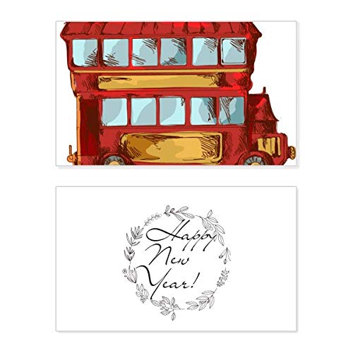 Tarjeta de felicitación conmemorativa de Gran Bretaña y Año Nuevo animada