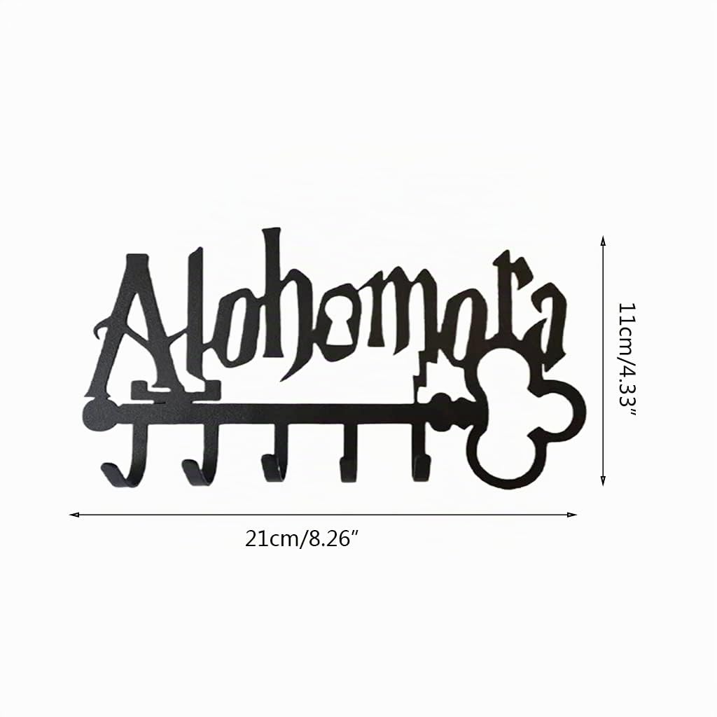 Portachiavi in Metallo Creativo Halloween con 5 Ganci Iron Art Murale Adesivo Appendiabiti Organizzatore per Cappelli Porta Asciugamani per la Decorazione d'Ingresso