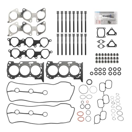 Image of KAX Engine Cylinder Head Gasket Set Compatible with Toyota Tacoma 2005-2011 4.0L, 4Runner 2003-2009 4.0L, FJ Cruiser 2007-2009, Tundra 2005-2006 4.0L, OE# CPWK560, ES72249, HS26290PT