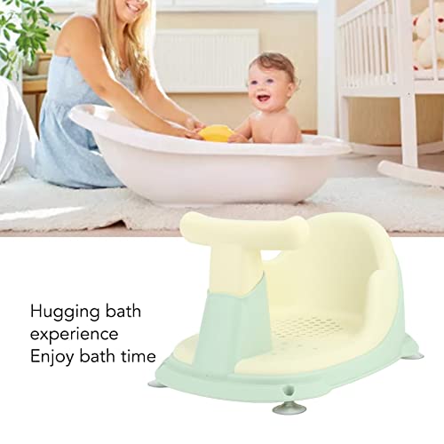 Siège de bain pour bébé Irfora vert avec ventouses de sécurité