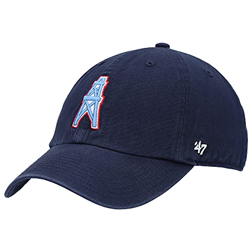 47 Men s Navy Houston Oilers Clean Up Legacy Adjustable Hat