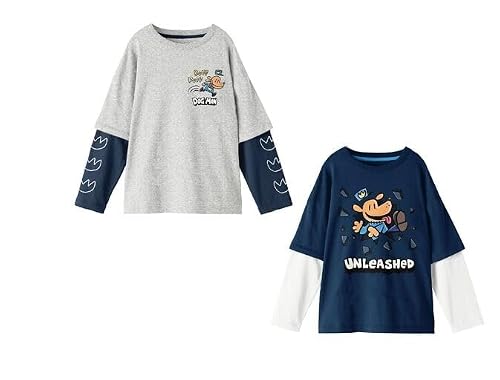 Dog Man Unleashed Boy's 2-Pack Twofer Set -XXL (18)
