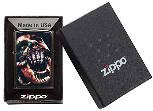 Zippo Villain Encendedor metálico plateado miniatura 6