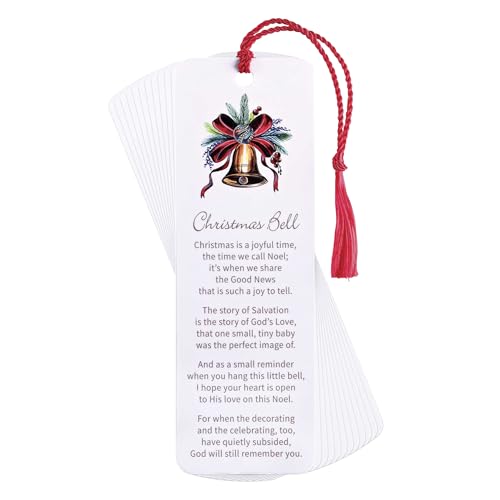 Dickson's Christmas Bell - �~���̕��� - �}���`�J���[ 6 x 2�C���` �y�[�p�[/�^�b�Z�� �v���[�X�z���_�[ ������ �Ԃ��^�b�Z���t��; 12�p�b�N