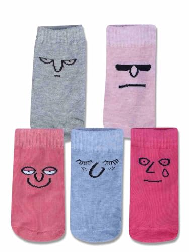 Image of Dollar Kids Socks For Boys & Girls In Blended Cotton (Pack Of 5)