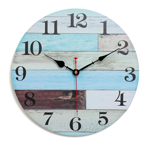 keivmlvt Horloge murale moderne silencieuse sans tic-tac pour cuisine, salon et bureau 32,5 cm