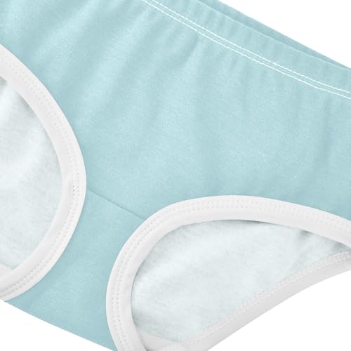 Joisal Girls Underwear Toddlers 2t Cotton Panties Little Girl Print Briefs Girls Undies Powder Blue4