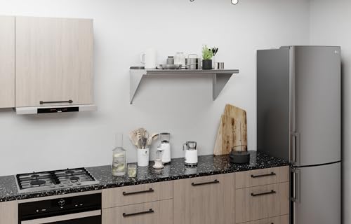 Image of AmGood 36 inch Long X 18 inch Deep Stainless Steel Wall Shelf | NSF Certified | Appliance & Equipment Metal Shelving | Kitchen, Restaurant, Garage, Laundry, Utility Room