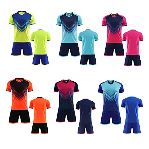 Laifu Custom Soccer Shorts Jerseys For Men Women - Personalized Football Team Training Uniform - Any Name Number Logo Image - Breathable Futbol Jersey Athletic Suit (Orange)… #TOP1