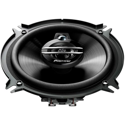 PIONEER TS-G1330F 13 cm 3-Weg-Koaxiallautsprecher Set mit 2 Lautsprechern (je 250 W max., 35 W Sinus), kraftvoller Klang, hoher Wirkungsgrad, 44 mm Einbautiefe, 121 mm Einbauausschnitt, mit Gitter