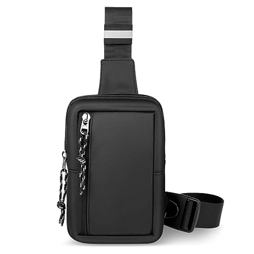 flintronic Sac à Bandoulière Étanche, Sac de Poitrine Homme, Sling Épaule Cross Body Bag,...