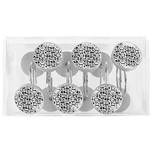 Crochets rideau douche panda pour une ambiance douce et chaleureuse - 6
