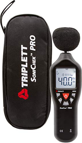 Image of Triplett 3550 SoniChek PRO Professional Decibel Sound Level Meter - A /C Weighted Measurement Reads 30 to 130dB