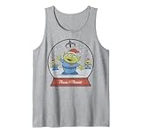  Disney Pixar Toy Story Alien Claw Snowglobe Christmas Tank Top