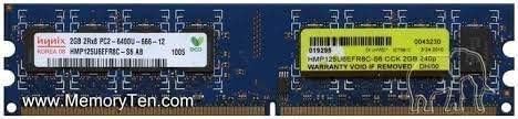 Hynix 2GB PC2-6400U DDR2 Memory Module HMP125U6EFR8C-S6