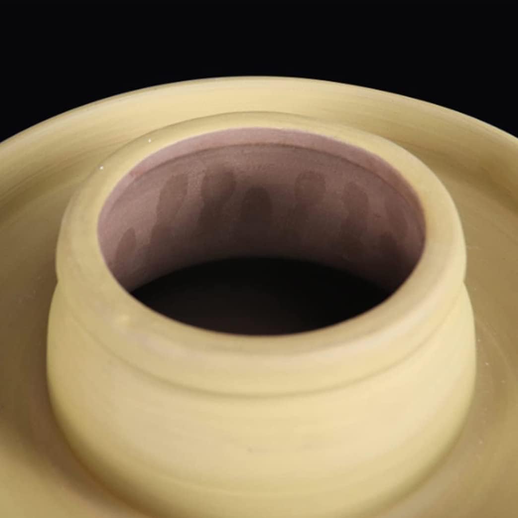 Purple Traditional Chinese Porcelain Pickle Jar, Ceramic Fermentation Crock Pickling Pot,Fermenting Jar with Water Seal Airlock Lid Stoneware Fermenter for Sauerkrau B