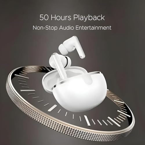 Image of Original for Boat Elite 161 ANC TWS Earbuds w / 32 dB ANC, 50 hrs Playback, 50 ms Low Latency BEASTTM Mode, IWPTM Tech, Dual EQ Modes, 4 Mics with ENx, ASAP Charge, Bluetooth v5.3 (White)