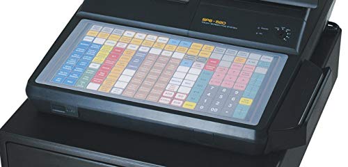 SAM4S ER-5200M, SPS-520FT, SPS-530FT, SER-7000 / Flat Keyboard Cover Silicone Skin Cash Register Protective Wet Cover Overlay