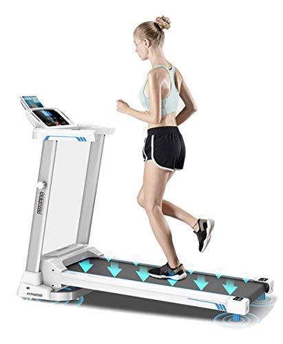Image of Folding Treadmills Home Fitness Equipment for Electric Treadmills with Speaker Led Display,Silent Sports Walking