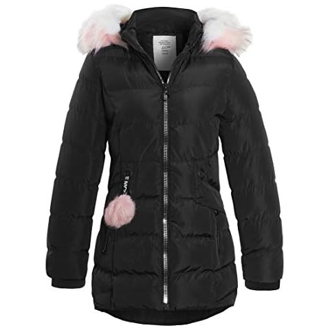 SS7 Girls Showerproof Padded Parka Jacket Cover