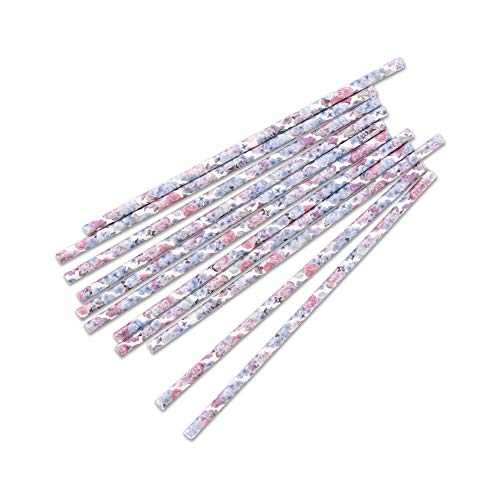 Weddingstar 9512 Vintage Floral Paper Straws