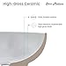 Swiss Madison Well Made Forever SM-PS307 Monaco Pedestal Sink, Glossy White