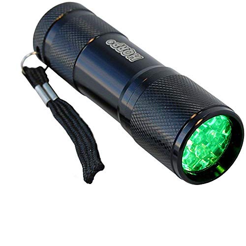 Lumière verte puissante en lampe de poche 9 LED pour navigation