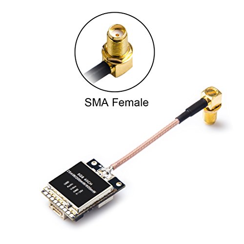 Wolfwhoop T86P 0/25mW/200mW/600mW Switchable 40CH FPV Transmitter with Pigtail for Professional Drone Racing with Race Band - Thumbnail 2