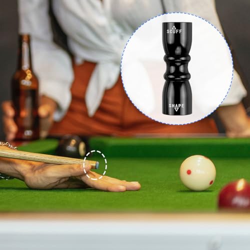 GLADFRESIT 3 in 1 Cue Tip Shaper, Snooker Pool Cue Tip - Billiard Cue Tip Tool Snooker Accessories - Image 4