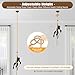 LOYALHEARTDY Vintage Resin Hemp Rope Monkey Pendant Light Fixture Monkey Chandelier Industrial Retro E26 Edison Ceiling Pendant Lamp for Dining Living Room Bedroom Bar Cafe (Black)