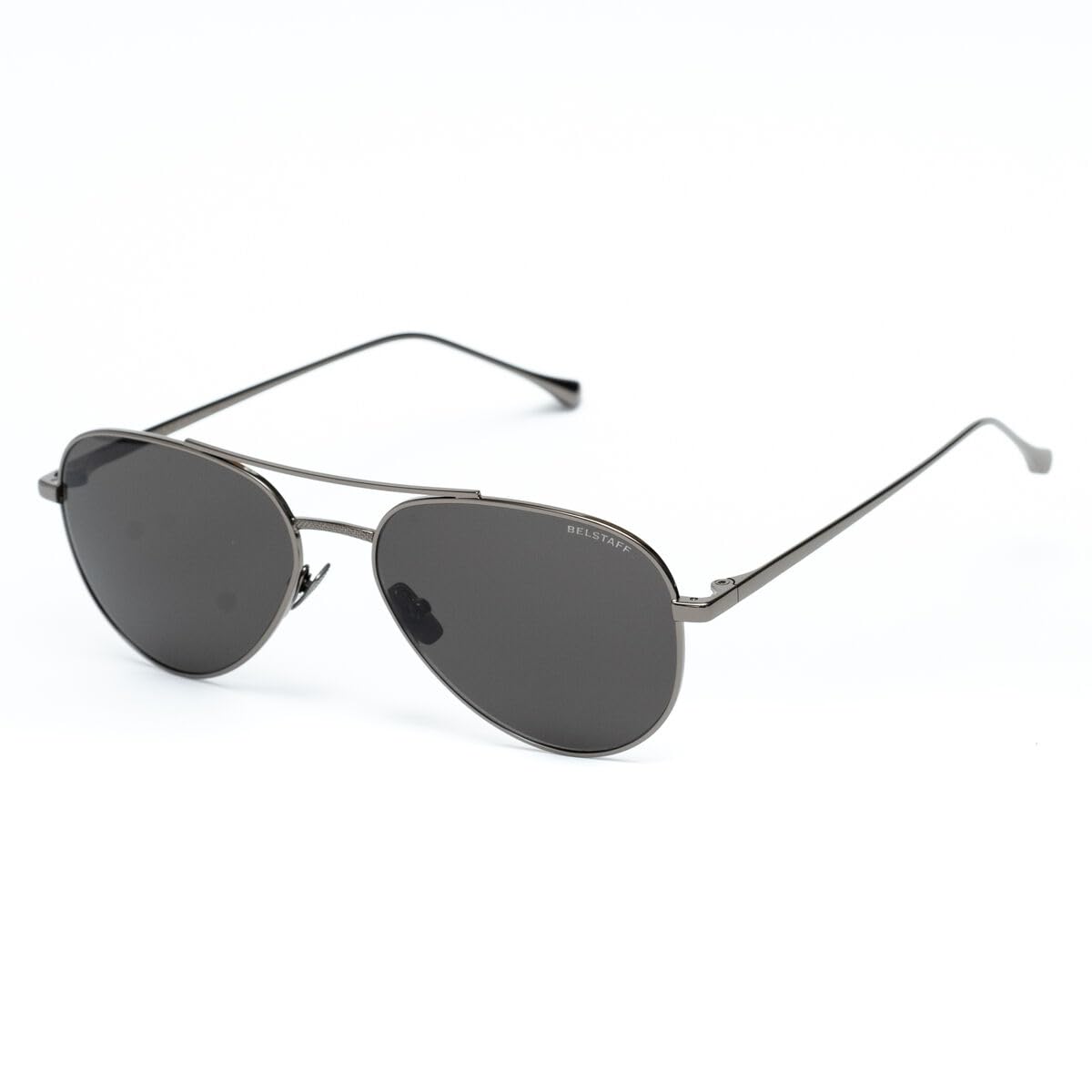 Belstaff Men's Grey Trialmaster 55 Gun W Sunglasses