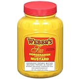 Buffalos Own Webers Brand Original Horseradish Mustard 16oz.,1 Pack