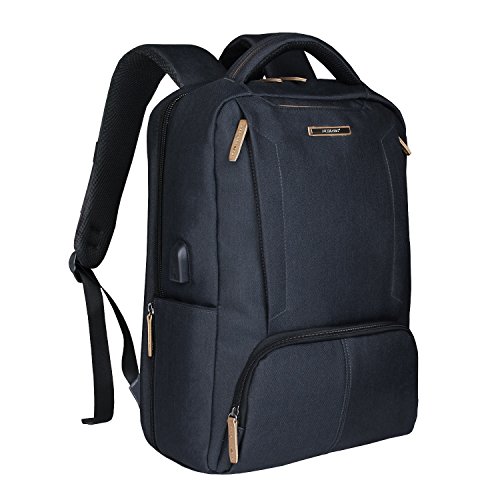 Preisvergleich Produktbild YUNCE Rucksack Herren, Laptop Rucksäcke Business Backpacks mit USB Ladeanschluss, Groß Reiserucksack Schulrucksack Für Damen, Jansport Multifunktions Wanderrucksack-Blau Schwarz