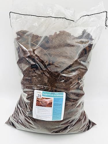 4kg Tourbe Blonde de sphaigne – Support de Culture Naturel – Fabrication terreau, paillage, amendement – Conforme NF U 44-551