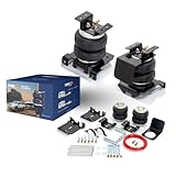 TORQUE Airbag Air Bag Suspension Kit for 2001-2010 Chevrolet Chevy Silverado 2500 3500 HD and GMC Sierra 2500 3500 HD 2500HD 3500HD Rear Air Bag 5000 lbs (Replaces Firestone Ride Rite 2250) (TR2250)