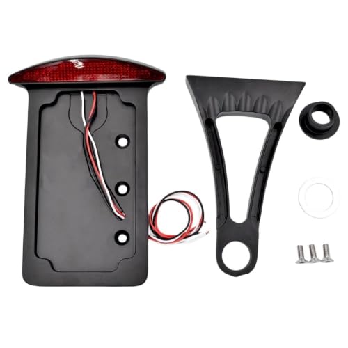 Support plaque immatriculation feu stop moto LED latéral pour Sportster Chopper