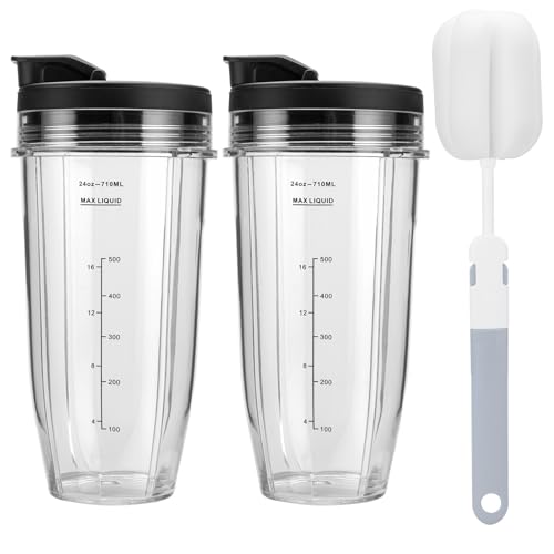 2 Pack Copas de Licuadora para Ninja 24oz miniatura 1