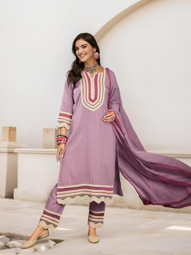 Image of ishin Yoke design kurta with pants and dupatta