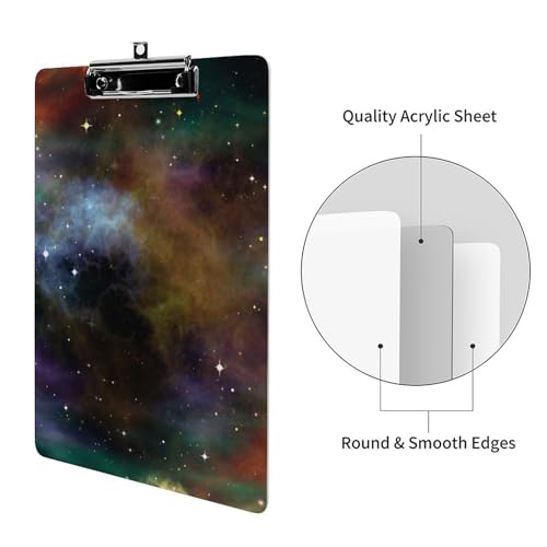Porte bloc A4 avec pince à profil bas ultra compact design constellation