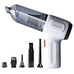 lakeland 3-in-1 Mini Vacuum Cleaner Strong suction cleaning, air dusting and blowing USB-C rechargeable battery and reusable filter Can be used for Pumping up Airbeds