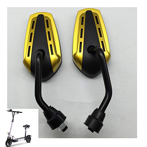 XULONG Scooter eléctrico Adultos, Accesorios de Espejo retrovisor, Lente giratoria de 360 ??Grados, Refuerzo de Hierro Lentes aluminizadas, Resistente a la corrosión