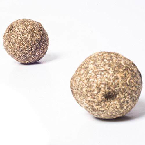 Kangle 5 peças de bolas de erva de gato para gatos, lamber doces, açúcar, lanches saudáveis para gat