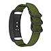 Produktbild MoKo Armband für Samsung Gear Fit 2 SM-R360 / Gear Fit 2 Pro SM-R365, NATO Nylon Uhrenarmband Ersatzarmband Handgelenk Band Strap - Armeegrün
