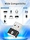 Bluetooth Adapter 5.3, USB Bluetooth Dongle 328ft/100m/s, 5.3+EDR Wireless Senderempfänger für Desktop Laptop PC Plug & Play Kompatibel mit Windows 11/10/8.1/7