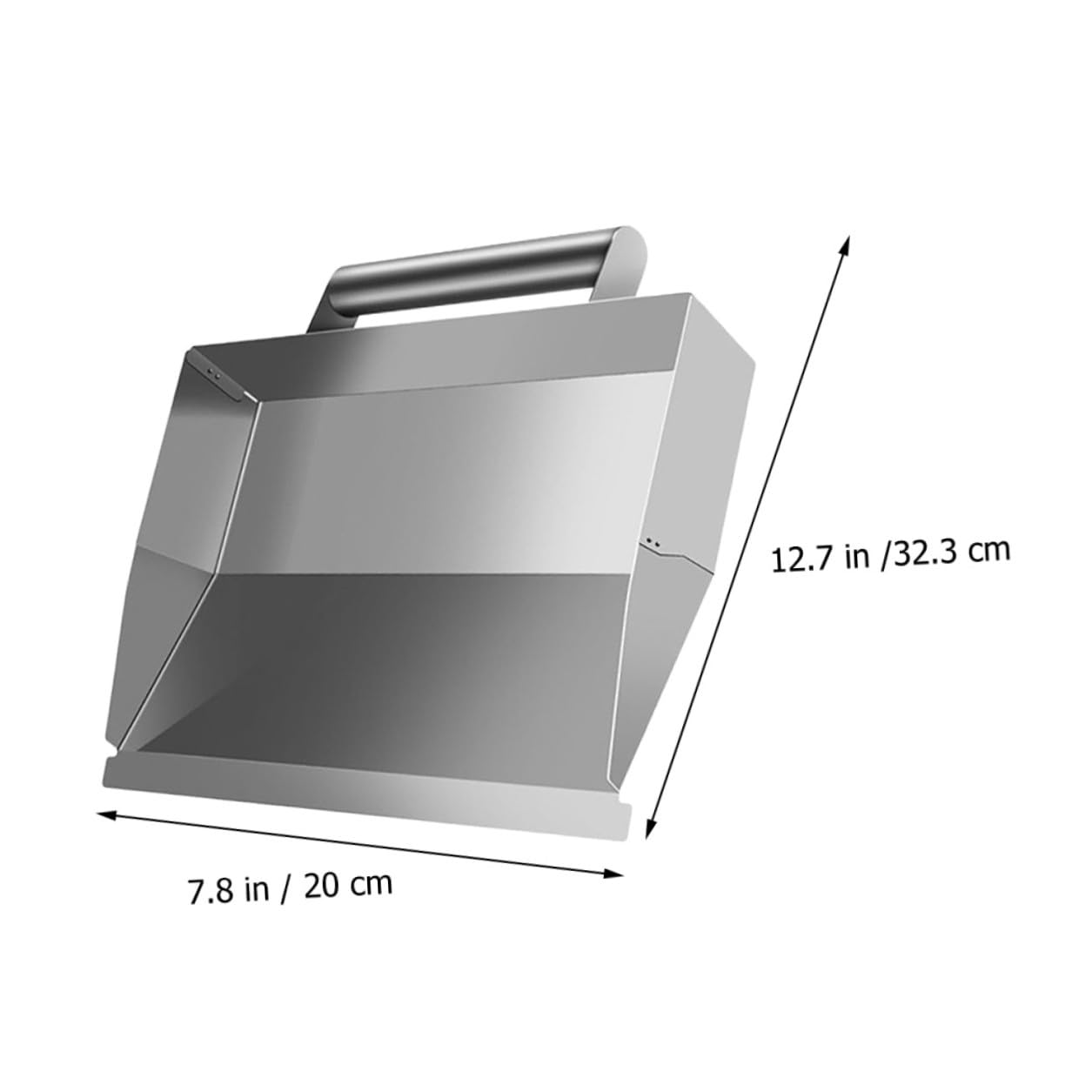 Attrezzo per Intonaco in Acciaio Inox Argento, Rasatura Muro | Resistente alla Ruggine, per Finitura Calcestruzzo, Utensile Multifunzione per Riparazione Superficie