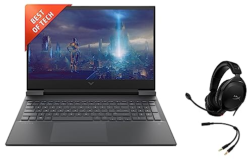 Image of HP Victus Gaming Laptop AMD Ryzen 5 5600H 15.6 inch(39.6 cm) FHD IPS Gaming Laptop & HyperX Cloud Stinger Gaming Headset