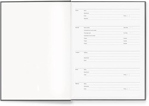 Miniatura 5 de Vela Sciences E7-D (12-Pack) Expanded Hardcover Lab Notebook, 9.25 x 11.75 in (23.5 x 30 cm), 144 Pages, Permanent Bound, 70lb Heavyweight Paper