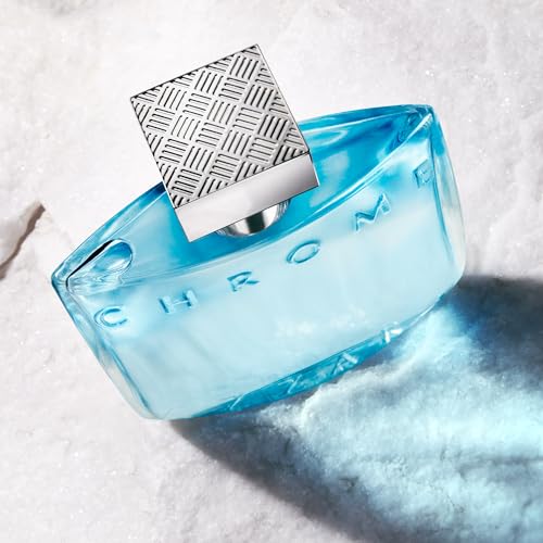 Image of Azzaro Chrome Eau de Toilette - Fresh Aquatic Mens Cologne - Citrus, Woody, Musky Fragrance -Fresh Notes of Bergamot - Everyday Wear - Classic Summer Beach Scent - Luxury Perfumes for Men