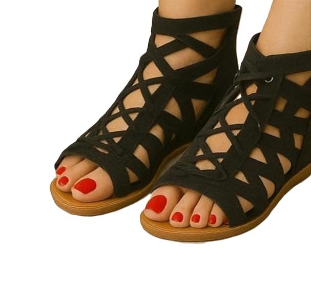 Elegant Flat Sandal for Women Trendy Casual Daily Comfort Fashion Style Look-image-20