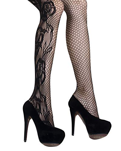Image of ICONOFLASH Women's Patterned Fishnet Stocking Tights